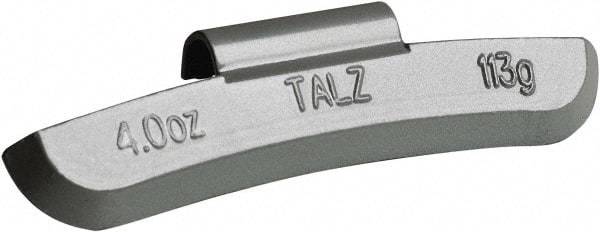 Value Collection - 6 oz TAL Wheel Weight - Zinc, For Use with Automotive & Light Trucks - Eagle Tool & Supply