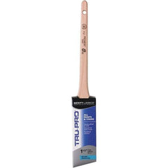 Krylon - 1-1/2" Angled Nylon/Polyester Sash Brush - Wood Handle - Eagle Tool & Supply