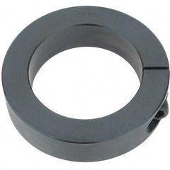 Import - 2-3/16" Bore, Steel, One Piece Clamp Collar - 3-1/4" Outside Diam, 3/4" Wide - Eagle Tool & Supply
