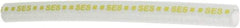 Value Collection - 6" Long, 4:1, Polyolefin Heat Shrink Electrical Tubing - Clear, Yellow - Eagle Tool & Supply