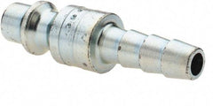 Parker - Hose Barb Industrial Pneumatic Hose Connector - Steel, 1/4" Body Diam, 1/4" Hose ID - Eagle Tool & Supply