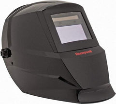 Honeywell - 110mm Window Width x 90mm Window Height, 9 to 13 Shade Auto-Darkening Lens, Fixed Front Welding Helmet - Black Nylon Clear/Green Lens - Eagle Tool & Supply