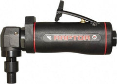 Universal Tool - Angle Handle, Angle Air Die Grinder - 12,000 RPM, Dual Capable Exhaust, 3 CFM, 0.4 hp, 90 psi - Eagle Tool & Supply