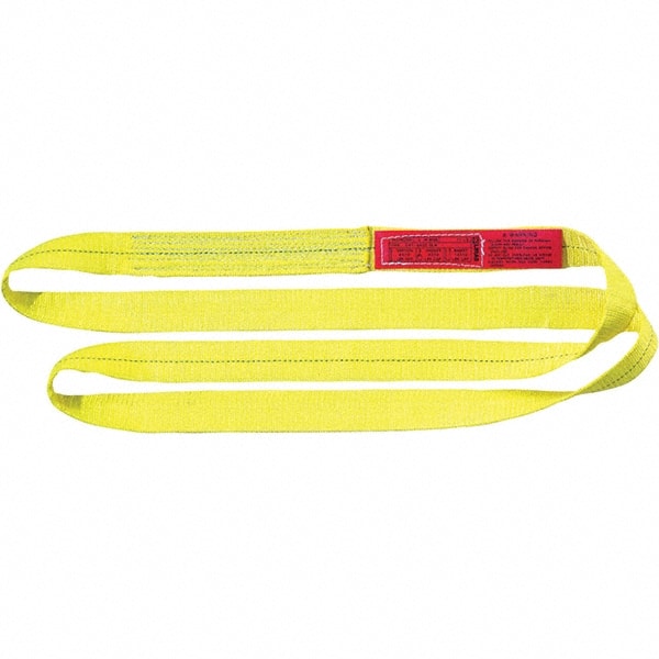 Lift-All - 2' Long x 1" Wide, 4,800 Lb Vertical Capacity, Nylon Web Sling - Eagle Tool & Supply