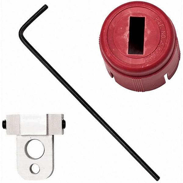 Brady - Pneumatic & Valve Lockouts Type: Pneumatic Hose Lockout Maximum Pipe Diameter (Inch): 1.550 - Eagle Tool & Supply