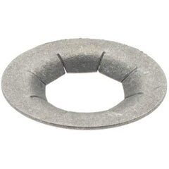 Value Collection - 5/8" OD, Spring Steel Push Nut - Zinc-Plated, 5/16" Shaft Diam - Eagle Tool & Supply