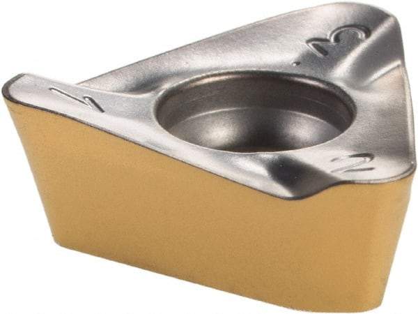 Iscar - HM390 TDKT150516 PDR Grade IC830 Carbide Milling Insert - TiAlN/TiN Finish, 0.2303" Thick, 0.4488" Inscribed Circle, 1.6mm Corner Radius - Eagle Tool & Supply