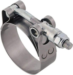 IDEAL TRIDON - 6 to 6.31" Hose, 3/4" Wide, T-Bolt Hose Clamp - 6 to 6.31" Diam, Stainless Steel - Eagle Tool & Supply