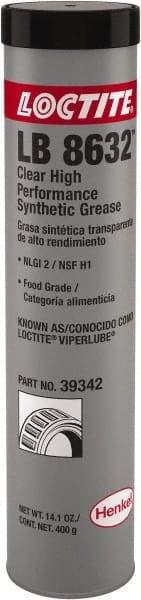 Loctite - 400 mL Cartridge Synthetic High Temperature Grease - Food Grade, 500°F Max Temp, - Eagle Tool & Supply