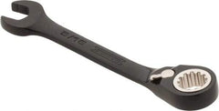 Proto - 5/16" 12 Point Offset Combination Wrench - 15° Offset Angle, 3-1/2" OAL, Steel, Black Chrome Finish - Eagle Tool & Supply