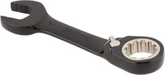 Proto - 19mm 12 Point Offset Combination Wrench - 15° Offset Angle, 5-1/2" OAL, Steel, Black Chrome Finish - Eagle Tool & Supply