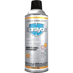 Sprayon - 15.25 Ounce Aerosol Can, White, Mold Cleaner - d-Limonene Composition - Eagle Tool & Supply