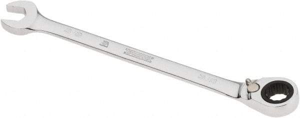 Proto - 3/8" 12 Point Combination Wrench - 0° Offset Angle, 6-1/4" OAL, Steel, Chrome Finish - Eagle Tool & Supply