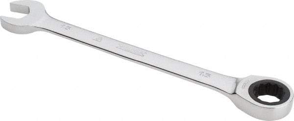 Proto - 16mm 12 Point Combination Wrench - 0° Offset Angle, 8-3/16" OAL, Steel, Chrome Finish - Eagle Tool & Supply