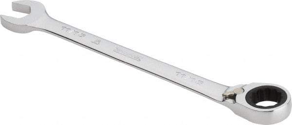 Proto - 11/16" 12 Point Combination Wrench - 0° Offset Angle, 8-7/8" OAL, Steel, Chrome Finish - Eagle Tool & Supply