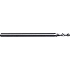 Accupro - 2.42mm, 120° Point, Solid Carbide Micro Drill Bit - Exact Industrial Supply