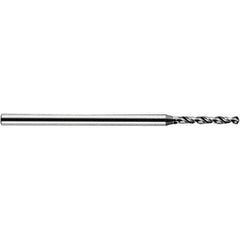 Accupro - 1.32mm, 120° Point, Solid Carbide Micro Drill Bit - Eagle Tool & Supply