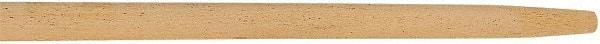 Rubbermaid - 60 x 1-1/8" Wood Handle for Push Brooms - Tapered Connection, Tan - Eagle Tool & Supply