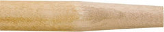 Rubbermaid - 54 x 1-1/8" Wood Handle for Push Brooms - Tapered Connection, Tan - Eagle Tool & Supply