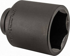 Proto - 1" Drive 3-1/4" Deep Impact Socket - 6 Points, 5-5/8" OAL - Eagle Tool & Supply