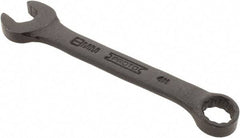 Proto - 8mm 12 Point Offset Combination Wrench - 15° Offset Angle, 3-1/2" OAL, Steel, Black Finish - Eagle Tool & Supply