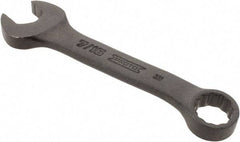 Proto - 7/16" 12 Point Offset Combination Wrench - 15° Offset Angle, 4-1/16" OAL, Steel, Black Finish - Eagle Tool & Supply