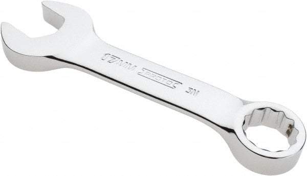 Proto - 17mm 12 Point Offset Combination Wrench - 15° Offset Angle, 5-1/16" OAL, Steel, Chrome Finish - Eagle Tool & Supply