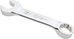 Proto - 16mm 12 Point Offset Combination Wrench - 15° Offset Angle, 4-7/8" OAL, Steel, Chrome Finish - Eagle Tool & Supply