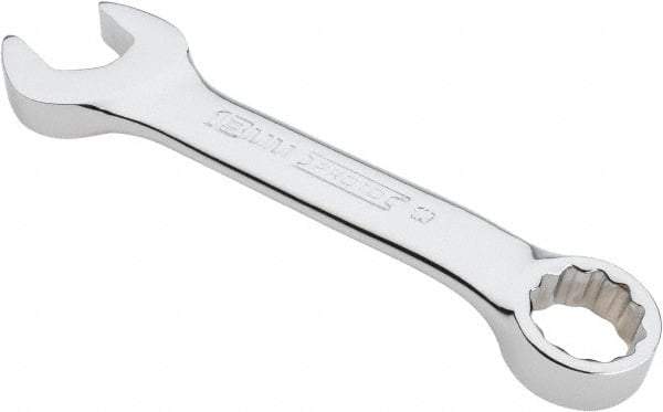 Proto - 13mm 12 Point Offset Combination Wrench - 15° Offset Angle, 4-5/16" OAL, Steel, Chrome Finish - Eagle Tool & Supply