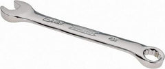 Proto - 6mm 12 Point Offset Combination Wrench - 15° Offset Angle, 3-1/4" OAL, Steel, Chrome Finish - Eagle Tool & Supply