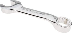 Proto - 11/16" 12 Point Offset Combination Wrench - 15° Offset Angle, 5-1/16" OAL, Steel, Chrome Finish - Eagle Tool & Supply