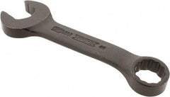 Proto - 15mm 12 Point Offset Combination Wrench - 15° Offset Angle, 4-11/16" OAL, Steel, Black Finish - Eagle Tool & Supply