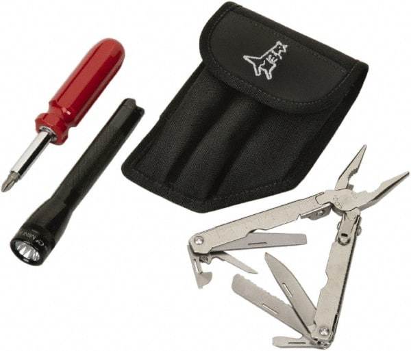 Ability One - 12 Piece, Multi-Tool Set - 4-1/2" OAL - Eagle Tool & Supply