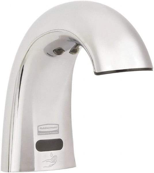 Rubbermaid - 800 to 1600 mL Foam Soap Dispenser Hardware - Plastic, Counter Mounted, Chrome - Eagle Tool & Supply