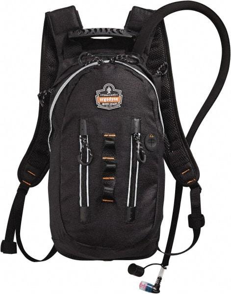 Ergodyne - Premium Cargo Black Hydration Backpack - 18 Inch Long x 10-1/2 Inch Wide x 3 Inch Deep, 70 Ounce Reservoir Capacity - Eagle Tool & Supply