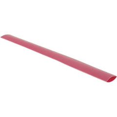 Value Collection - 6" Long Heat Shrink Electrical Tubing - Red - Eagle Tool & Supply