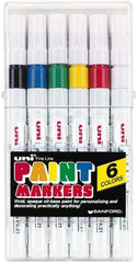 Sharpie - Black, Blue, Green, Red, White, Yellow Paint Marker - Line Tip, Oil Based - Eagle Tool & Supply