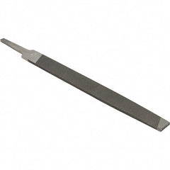 Value Collection - 8" Long, Smooth Cut, Mill American-Pattern File - Single Cut, 9/64" Overall Thickness - Eagle Tool & Supply