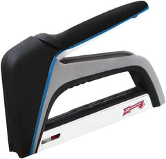 Arrow - Manual Staple Gun - 82 Lb Capacity, Plastic with Solid Steel Base - Eagle Tool & Supply