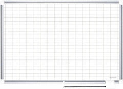 MasterVision - 36" High x 48" Wide Magnetic Dry Erase Calendar - Steel - Eagle Tool & Supply