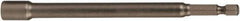 Wiha - 5/16" Magnetic Nutsetter - 1/4" Hex Drive, 12" OAL - Eagle Tool & Supply
