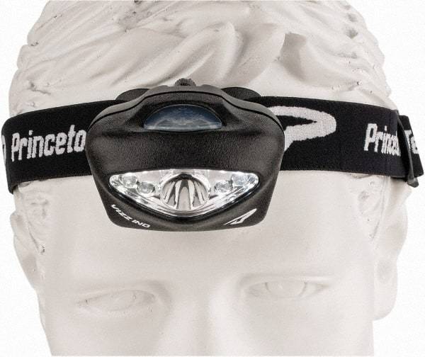 Princeton Tec - White LED Bulb, 205 Lumens, Hands-free Flashlight - Black Plastic Body, 3 AAA Alkaline Batteries Included - Eagle Tool & Supply