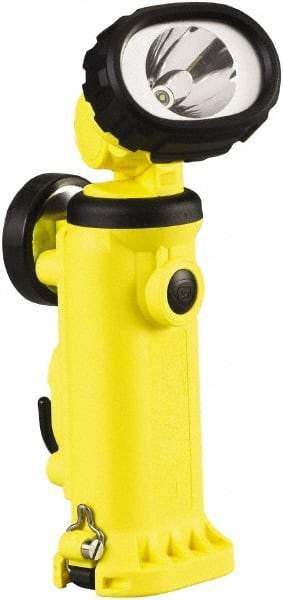 Streamlight - White LED Bulb, 150 Lumens, Industrial/Tactical Flashlight - Yellow Plastic Body, 4 AA Alkaline Batteries Included - Eagle Tool & Supply