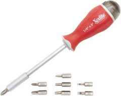 Xcelite - 8-in-1 Bit Screwdriver - Slotted, Phillips, Torx, Ergonomic - Eagle Tool & Supply