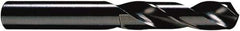Hertel - 25/32" 118° Spiral Flute High Speed Steel Screw Machine Drill Bit - Oxide Finish, Right Hand Cut, 3-1/4" Flute Length, 5-1/8" OAL, Standard Point, Straight Shank - Eagle Tool & Supply