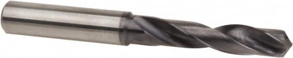 Accupro - 19mm 140° Spiral Flute Solid Carbide Screw Machine Drill Bit - Eagle Tool & Supply