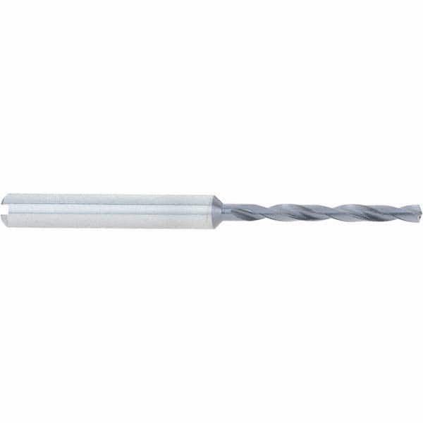 Accupro - 5mm 140° Spiral Flute Solid Carbide Taper Length Drill Bit - Eagle Tool & Supply