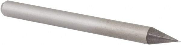 Accupro - 0.005" Diam, 0.007" LOC, 2 Flute Solid Carbide Ball End Mill - Uncoated, Single End, 1-1/2" OAL, 1/8" Shank Diam, Spiral Flute - Eagle Tool & Supply