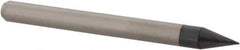 Accupro - 0.01" Diam, 0.03" LOC, 2 Flute Solid Carbide Ball End Mill - AlTiN Finish, Single End, 1-1/2" OAL, 1/8" Shank Diam, Spiral Flute - Eagle Tool & Supply