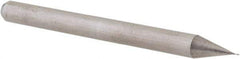 Accupro - 0.008" Diam, 0.024" LOC, 2 Flute Solid Carbide Ball End Mill - Uncoated, Single End, 1-1/2" OAL, 1/8" Shank Diam, Spiral Flute - Eagle Tool & Supply